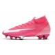 Nike Mercurial Superfly 7 Elite FG x Mbappé Rosa Blast Bianco Nero