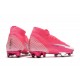 Nike Mercurial Superfly 7 Elite FG x Mbappé Rosa Blast Bianco Nero