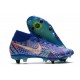 Nike Mercurial Superfly VII Elite SG Sancho Blu Racer Verde Aurora Nero