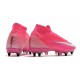 Nike Mercurial Superfly VII Elite SG x Mbappé Rosa Blast Bianco Nero