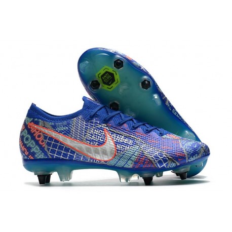 Nike Mercurial Vapor XIII Elite SG Pro Sancho Blu Racer Bianco Verde