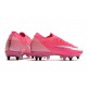 Nike Mercurial Vapor XIII Elite SG Pro x Mbappé Rosa Blast Bianco Nero