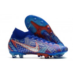 Nike Mercurial Superfly VII Elite AG-PRO Sancho Blu Racer Verde Aurora