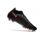 Nike Phantom GT Elite Dynamic Fit FG Nero Rosso Cile Grigio Scuro