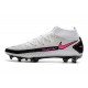 Nike Scarpe Phantom GT Elite Dynamic Fit FG Bianco Rosa Blast Nero