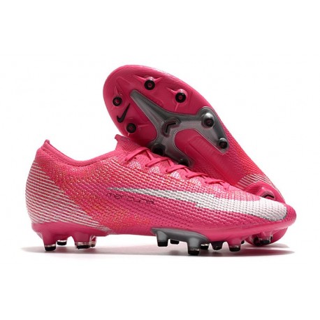 Nike Mercurial Vapor XIII Elite AG-Pro x Mbappé Rosa Blast Bianco Nero