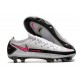 Scarpe da Calcio Nuovo Nike Phantom GT Elite FG Bianco Rosa Blast Nero