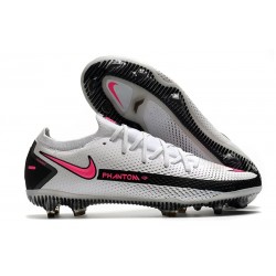 Scarpe da Calcio Nuovo Nike Phantom GT Elite FG Bianco Rosa Blast Nero