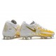 Scarpe da Calcio Nuovo Nike Phantom GT Elite FG Bianco Oro