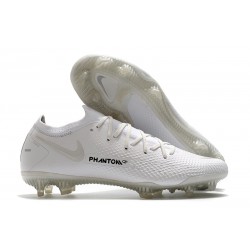 Scarpe da Calcio Nuovo Nike Phantom GT Elite FG Bianco