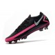 Scarpe da Calcio Nuovo Nike Phantom GT Elite FG Nero Argento Rosa Blast