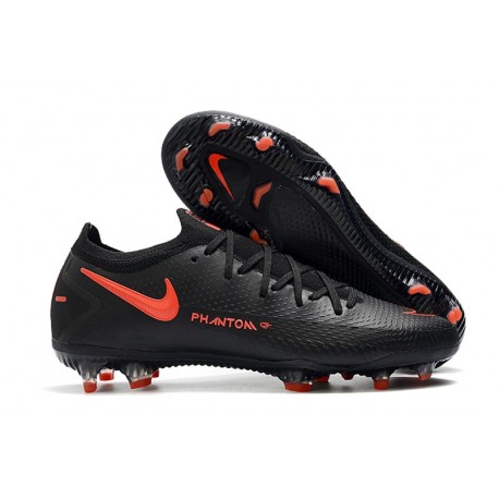 Scarpe da Calcio Nike Phantom GT Elite FG Nero Rosso Cile Grigio Scuro