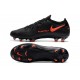 Scarpe da Calcio Nike Phantom GT Elite FG Nero Rosso Cile Grigio Scuro