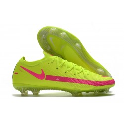 Scarpe da Calcio Nuovo Nike Phantom GT Elite FG Giallo Rosa