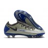 Scarpe da Calcio Nuovo Nike Phantom GT Elite FG Grigio Blu Nero