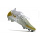 Nuovo Scarpa Nike Phantom GT Elite DF FG Bianco Oro