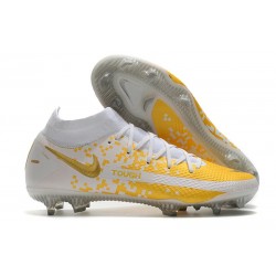 Nike Scarpe Phantom GT Elite Dynamic Fit FG Oro Bianco