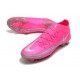 Nike Scarpe Phantom GT Elite Dynamic Fit FG Rosa Argento