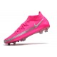 Nike Scarpe Phantom GT Elite Dynamic Fit FG Rosa Argento