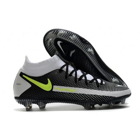 Nike Scarpe Phantom GT Elite Dynamic Fit FG Nero Grigio Giallo