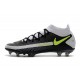 Nike Scarpe Phantom GT Elite Dynamic Fit FG Nero Grigio Giallo