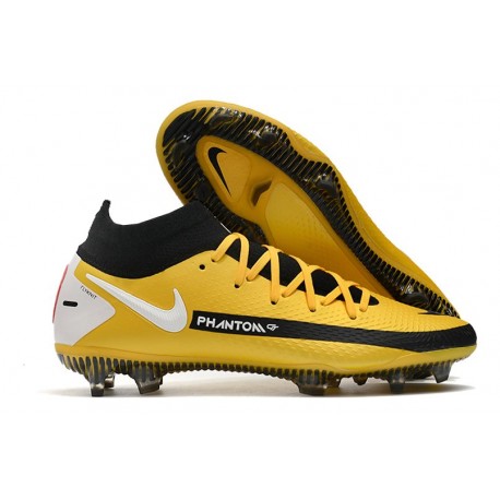 Nike Scarpe Phantom GT Elite Dynamic Fit FG Giallo Nero Bianco