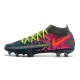 Nuovo Scarpa Nike Phantom GT Elite DF FG Grigio Blu Arancio