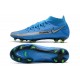 Nuovo Scarpa Nike Phantom GT Elite DF FG Blu Argento