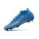 Nuovo Scarpa Nike Phantom GT Elite DF FG Blu Argento