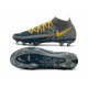 Nuovo Scarpa Nike Phantom GT Elite DF FG Grigio Blu Giallo