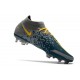 Nuovo Scarpa Nike Phantom GT Elite DF FG Grigio Blu Giallo