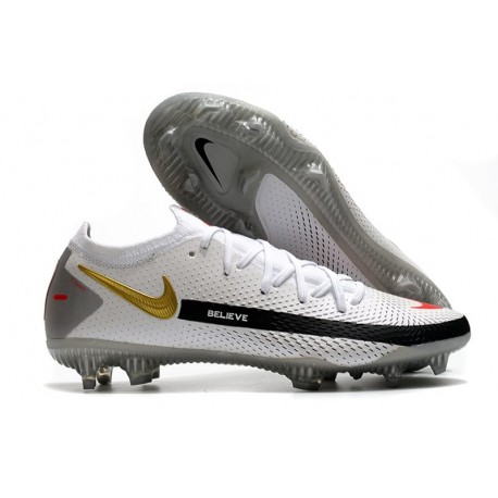 Nike Phantom GT Elite FG 2021 Scarpa Calcio Bianco Nero Rosso