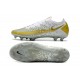 Scarpe da Calcio Nuovo Nike Phantom GT Elite FG Oro Bianco